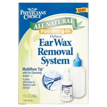 Physician's Choice All Natural Deluxe Ear Wax Removal System, 1 fl oz - Walmart.com - Walmart.com