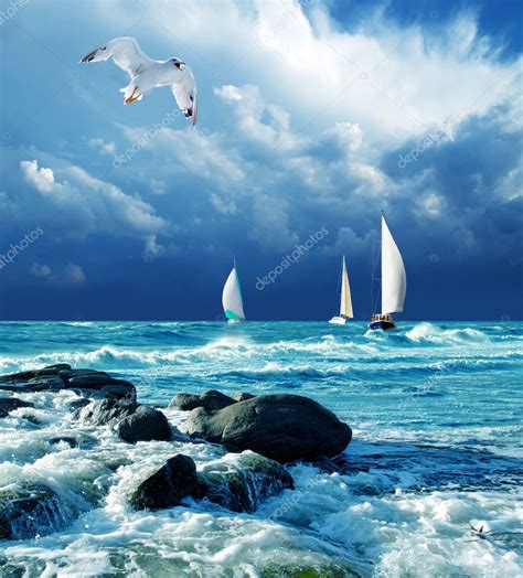 Sailing regatta Stock Photo by ©bahtadz 6896867