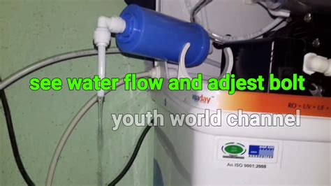 solve slow water flow problem in water filter/water purifier/ - YouTube