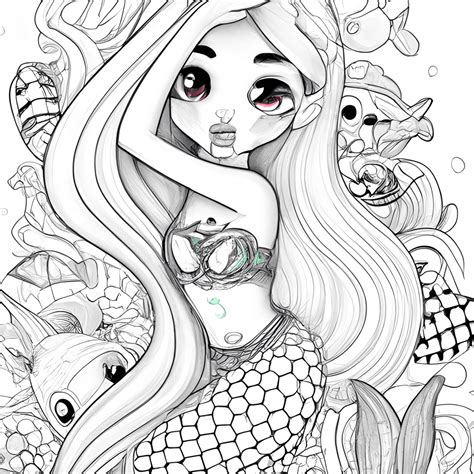 Magically Mystical Mermaid Concept Art · Creative Fabrica