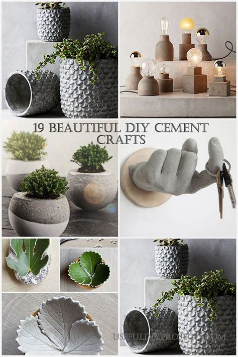 19 Beautiful DIY Cement Crafts To Add Diversity To Your Interior Decor | Cement crafts, Diy ...