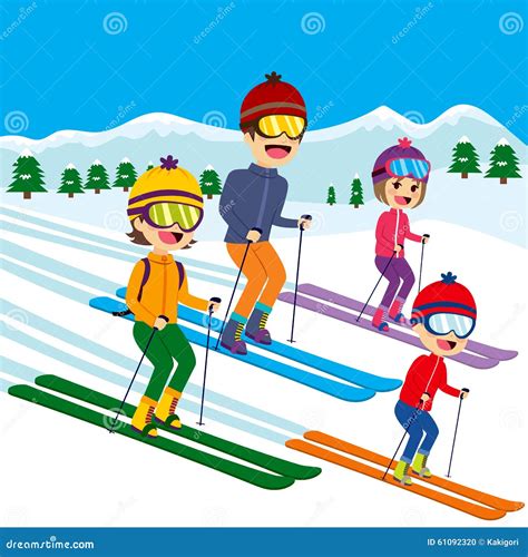 Family Skiing Stock Illustrations – 690 Family Skiing Stock Illustrations, Vectors & Clipart ...