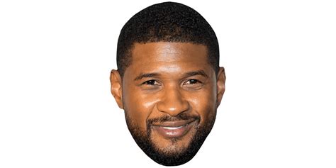 Usher (Beard) Celebrity Mask - Celebrity Cutouts