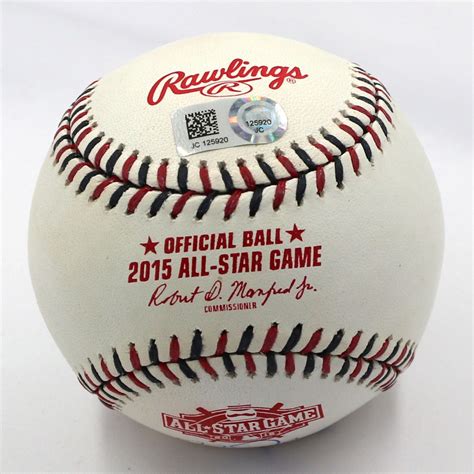 Mike Trout Signed 2015 All-Star Game Baseball Inscribed "15 ASG MVP ...