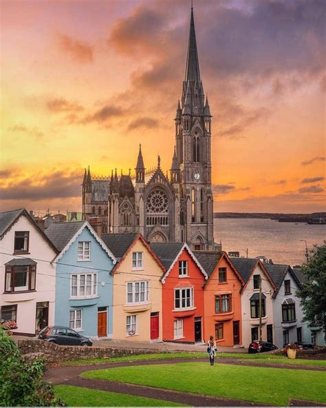 Cobh - Ireland 💜 ️💛💖💚 Picture by @barnadrift . #wonderful_places for a ...