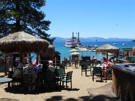 Zephyr Cove Resort at Lake Tahoe, a year-round resort that also includes a mile of private beach ...