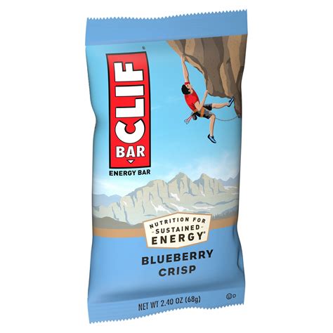 CLIF Bar® Blueberry Crisp Energy Bar 2.4 oz. Wrapper - Walmart.com