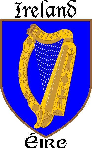 IRELAND CONNAUGHT LEINSTER MUNSTER ULSTER COAT OF ARMS