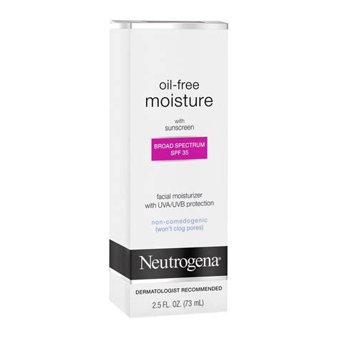 Purchase Neutrogena Oil-Free Moisture Facial Moisturizer, Broad ...