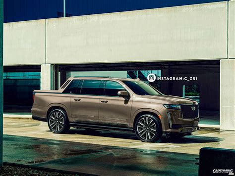 CGI-Revived 2023 Cadillac Escalade EXT Seems Ready to Storm the Pickup ...