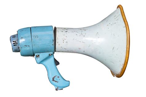 Vintage Megaphone stock image. Image of worn, amplify - 21135391