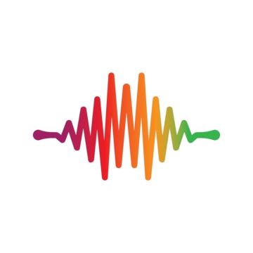 Sound Wave Logo Template Vector Icon Illustration Wave Waveform Emblem Vector, Wave, Waveform ...