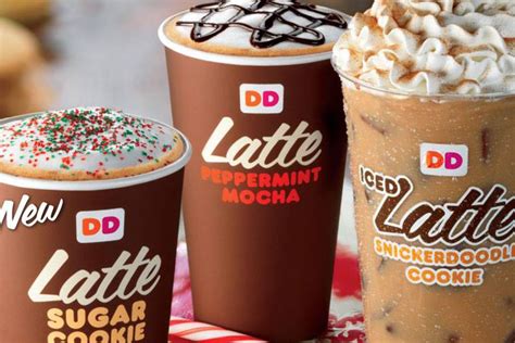 latte flavors dunkin donuts