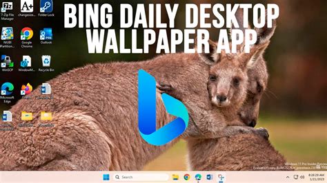 The Microsoft Bing Daily Desktop Wallpaper App - YouTube