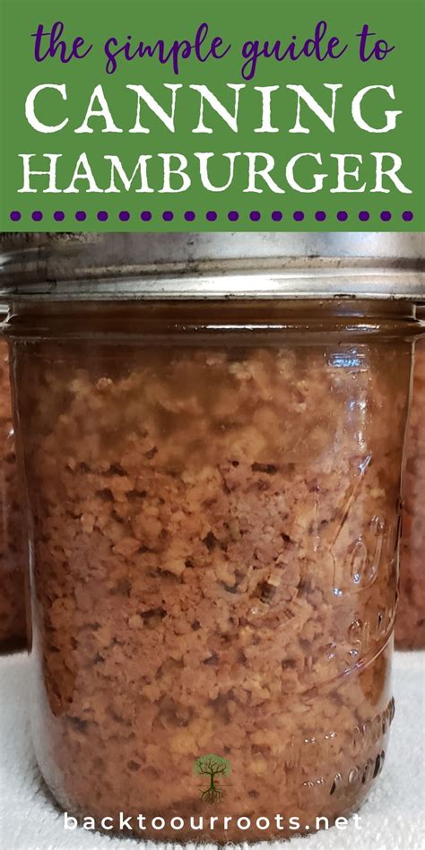 Pressure canning hamburger meat is easy to do and adds so much versatility to your pantry. This ...