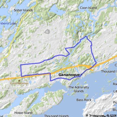 Cycling routes in Gananoque - 🚲 Bikemap