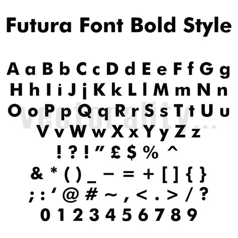 Futura Font Bold Style Alphabet Letters Vector Art File - Etsy Canada