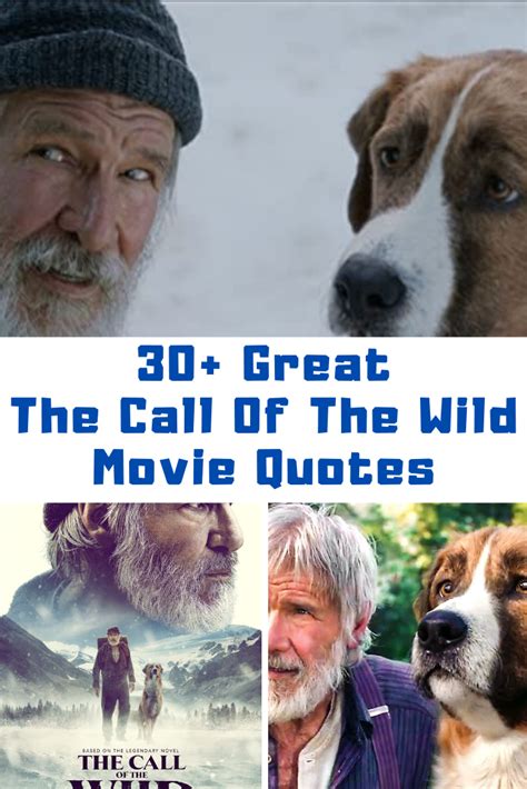 30+ GREAT 'The Call Of The Wild' Movie Quotes - Guide For Geek Moms