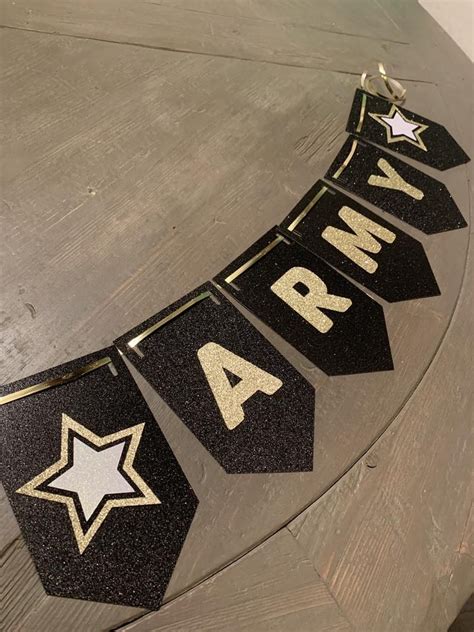 ARMY Banner | Etsy | Army party, Army graduation party, Soldiers gift