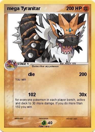 Pokémon mega Tyranitar 44 44 - die - My Pokemon Card