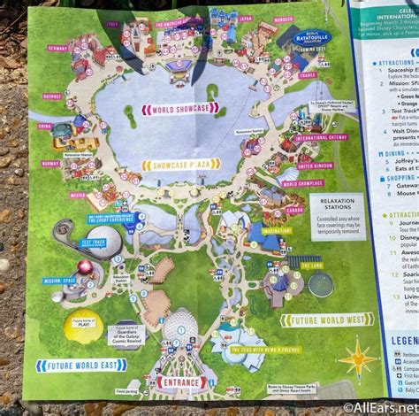 EPCOT's New Park Map Features a Few Exciting Additions! - AllEars.Net