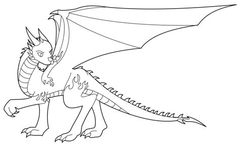 Dragon Outline Drawing at GetDrawings | Free download