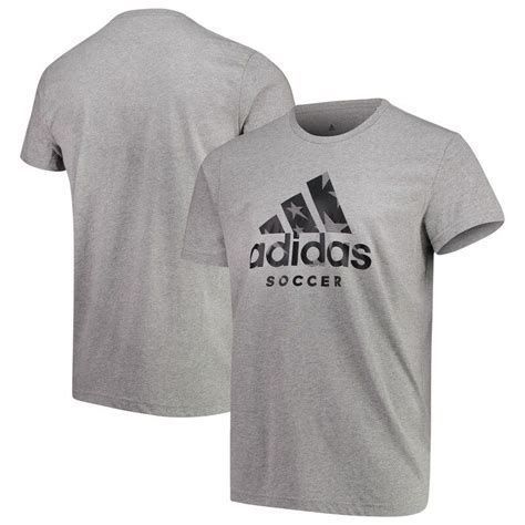 adidas Soccer T-Shirt - Heathered Gray | Soccer tshirts, Adidas soccer ...