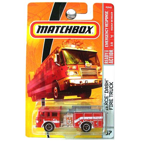 Buy Matchbox 2010 Pierce Dash Fire Truck #57/100 Paramedic, Fire Department, Emergency Response ...