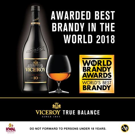 VICEROY 10 YEAR OLD AWARDED WORLD’S BEST BRANDY - Kenya Wine Agencies Ltd