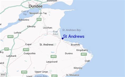 Map Of St Andrews Scotland - Maping Resources