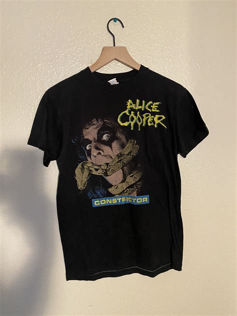 vintage 1986-87 alice cooper constrictor tour shirt | eBay