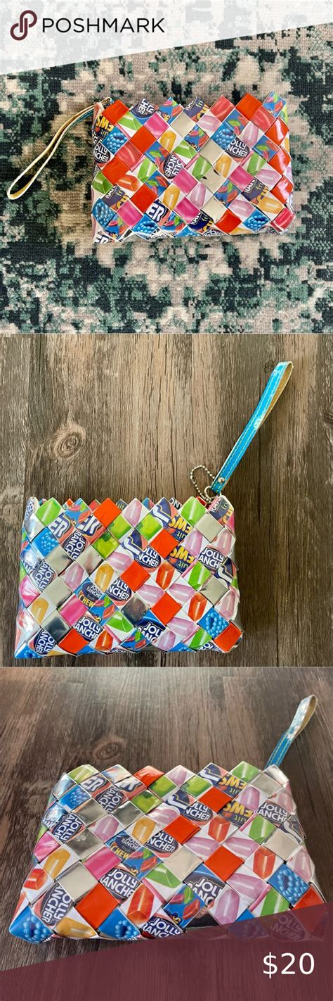 Nahui Ollin Jolly Rancher Candy Wrapper Clutch Purse Bag Zip Up Wallet in 2022 | Jolly ranchers ...