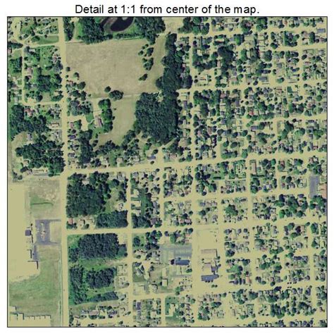 Aerial Photography Map of Menominee, MI Michigan