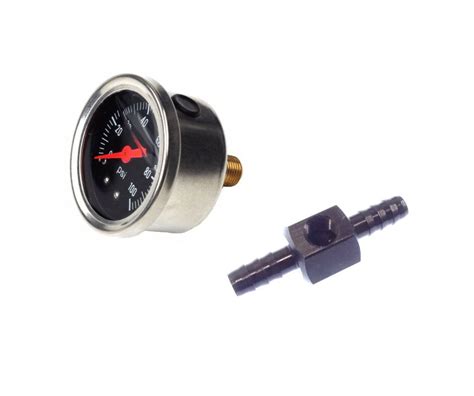 Fuel Injection Inline Pressure Gauge 0-100 PSI 280Z 280ZX | Z Car Depot Inc