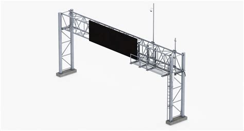 Digital Highway Sign 01 And Blank Version Model - TurboSquid 2023063