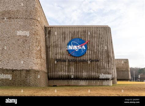 Huntsville, Alabama, USA - December 29, 2021: The NASA logo at U.S ...