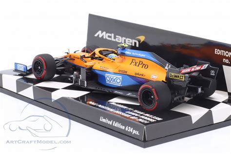 Lando Norris McLaren MCL35M #4 Poles position Russia GP Formula 1 2021 ...