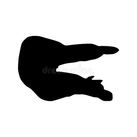 People Silhouette. View from Above Stock Vector - Illustration of young, male: 79693900