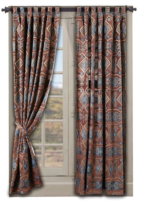 Southwestern Curtains in Native American Patterns | Southwestern curtains, Curtains, Panel curtains