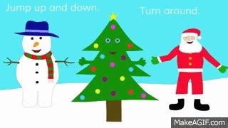 The Dancing Christmas Tree Song on Make a GIF