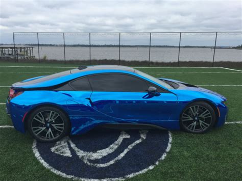 2015 BMW i8 Chrome Blue Wrapped!!!