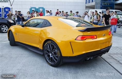 HONDAYES: Transformers 4 Bumblebee Camaro sneak peak at SEMA