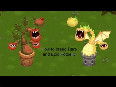 How to breed Rare and Epic Potbelly on Plant island in My Singing Monsters! - YouTube