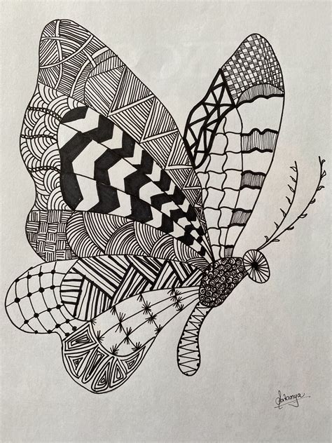 Zentangle hearts – Artofit