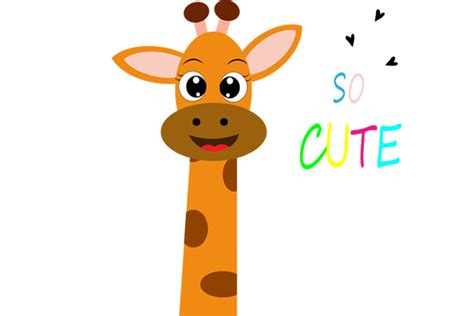 Giraffe Svg, Funny Giraffe Svg, Cute Gi Graphic by Lillyrosy · Creative Fabrica