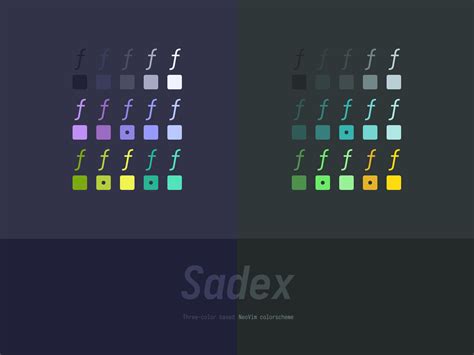 Sadex Color Scheme for NeoVim by Sergey Ukolov on Dribbble