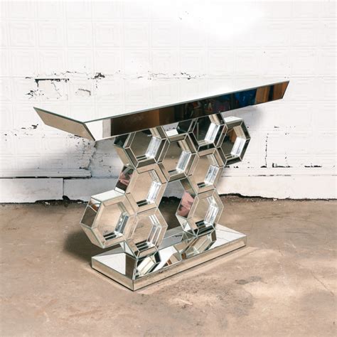 Vintage Mirrored Console Table – Van der Most Modern