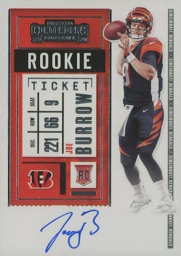 Joe Burrow Rookie Cards Guide, Top RC List, Best Autographs, Gallery