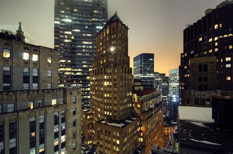 Financial District at Night, New York City | Andrew Mace | Flickr