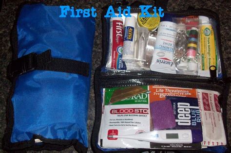 Building A First Aid Kit For Bug Out Bag – Bag Poster